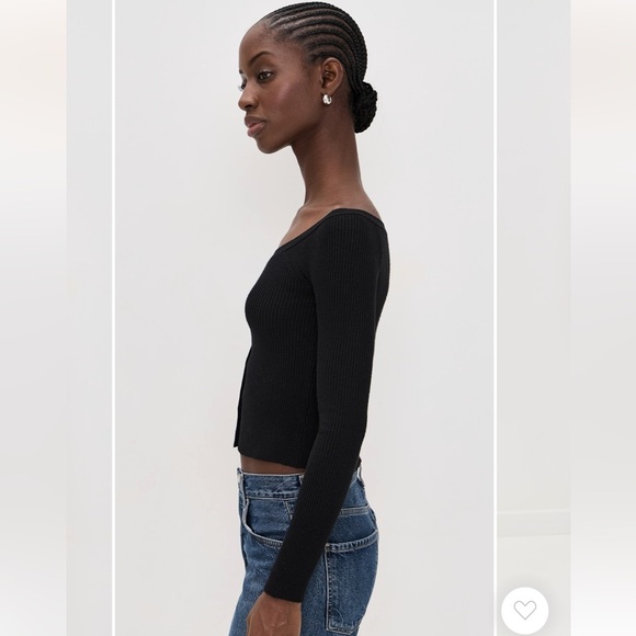 Abercrombie & Fitch Black Long Sleeve Top - Picture 3 of 4